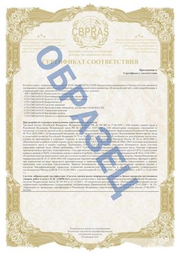Образец Приложение к СТО 01.064.00220722.2-2020 Лысково Сертификат СТО 01.064.00220722.2-2020 